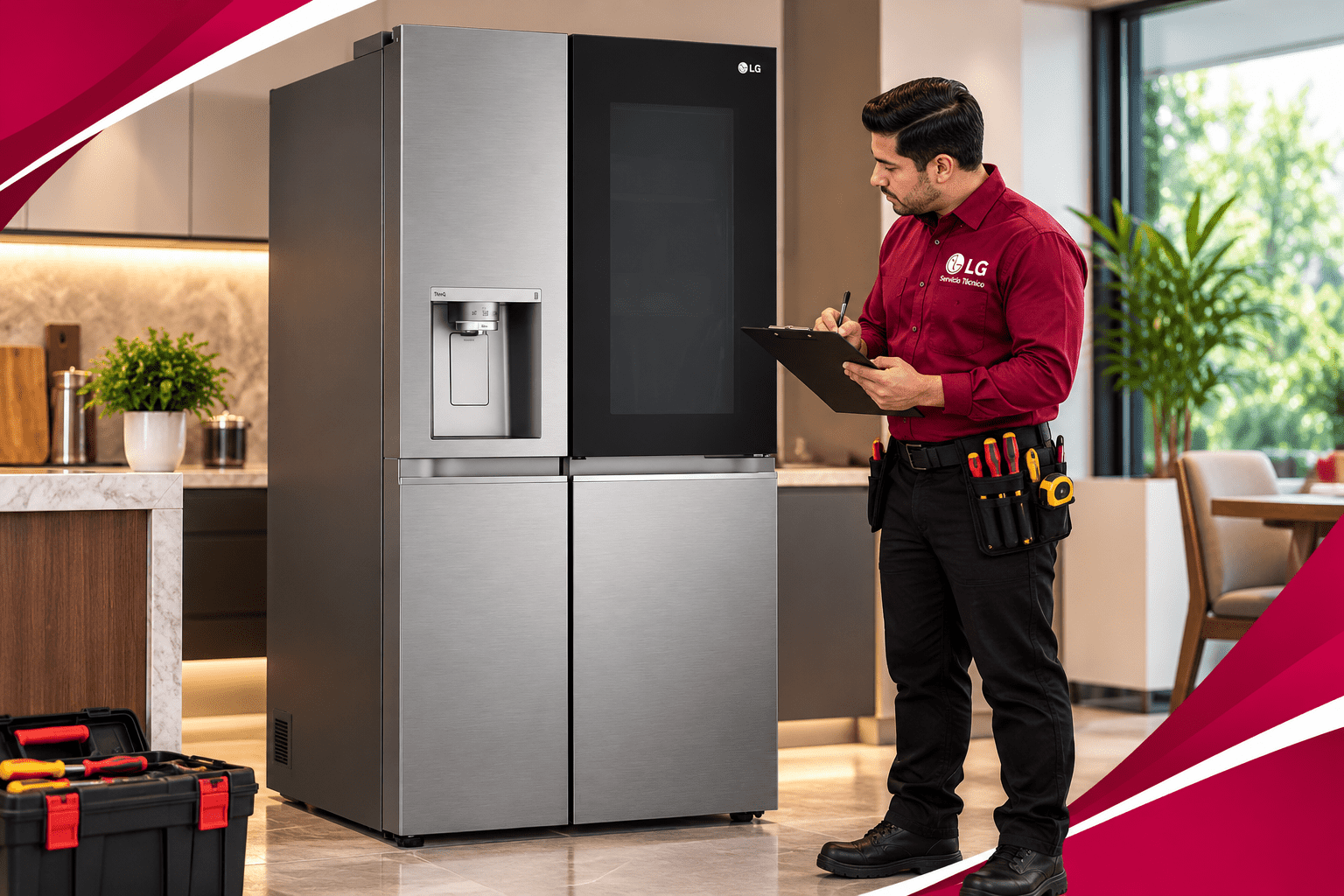 REPARACIÓN URGENTE DE REFRIGERADORES LG EN CDMX
