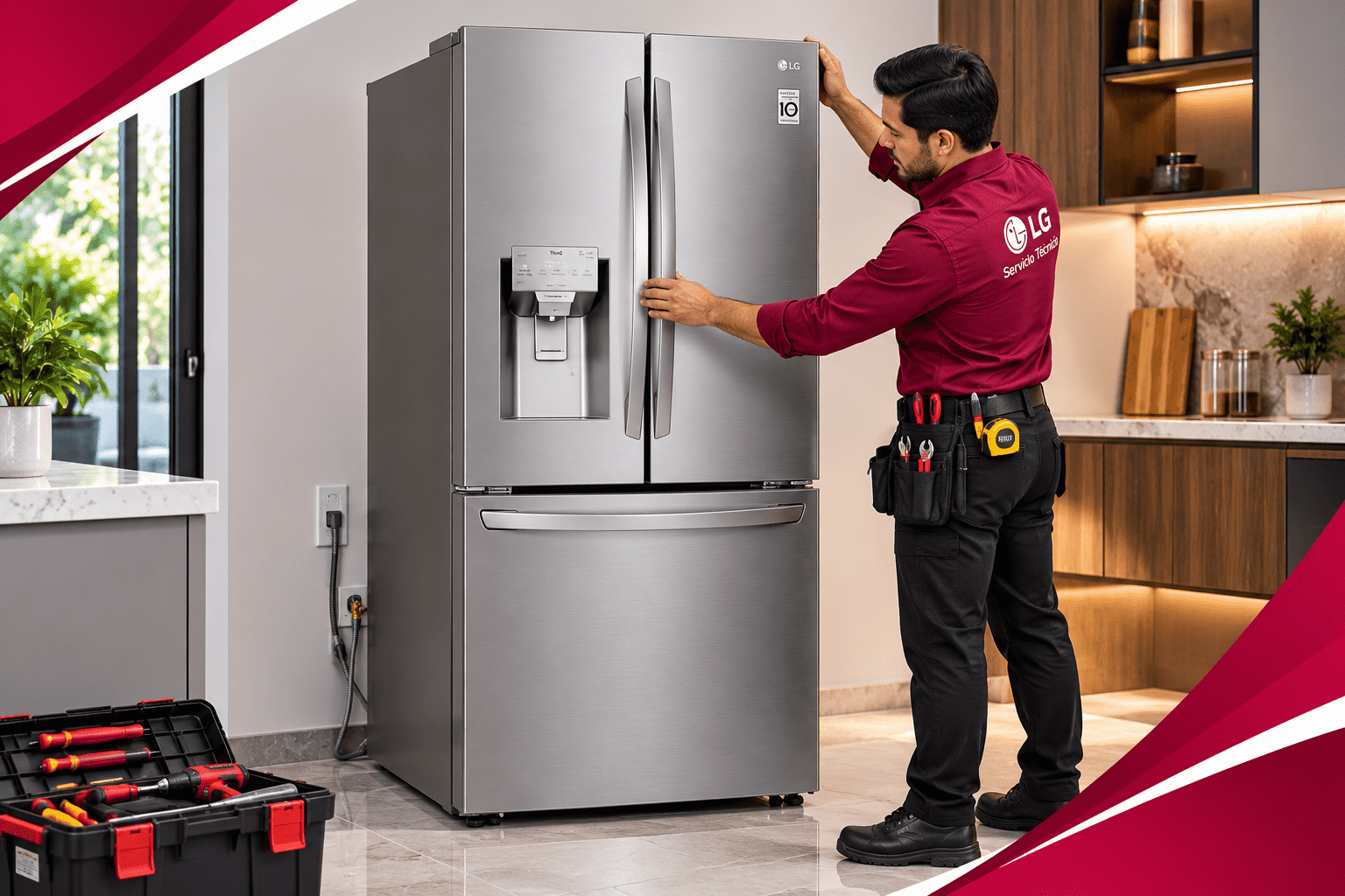 REPARACIÓN URGENTE DE REFRIGERADORES LG EN CDMX